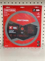 CRAFTSMAN 10-in 180 -Tooth Fine Finish High-speed steel Miter/Table saw blade